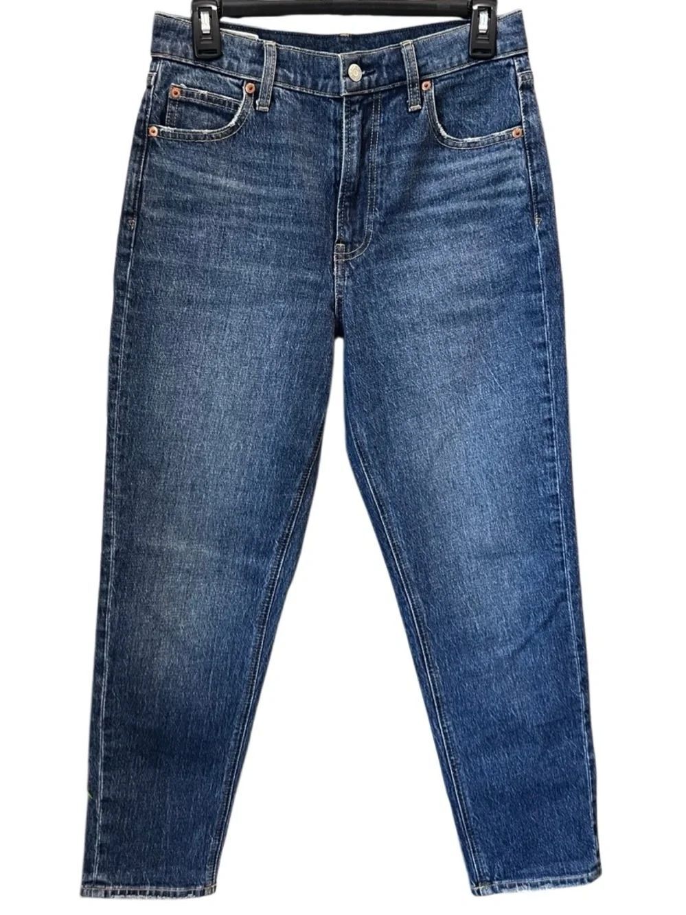 Gap Mom Jeans high rise dark indigo wash Size 27/4R